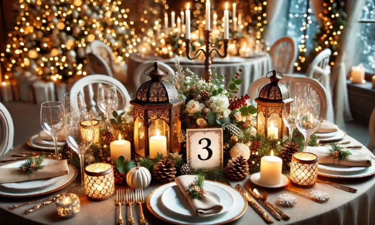 Holiday Crafts Wedding Table Settings Table Number Lanterns