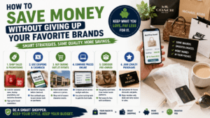 How to Save Money Without Giving Up Your Favorite Brands