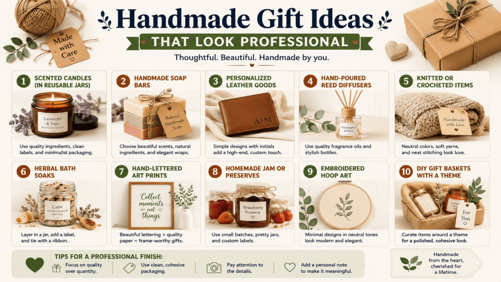Handmade Gift Ideas That Look Professional