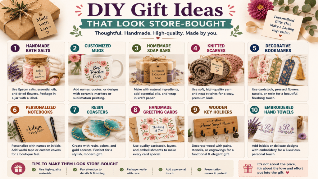 Handmade Gift Ideas That Look Professional