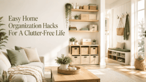 Easy Home Organization Hacks for a Clutter-Free Life