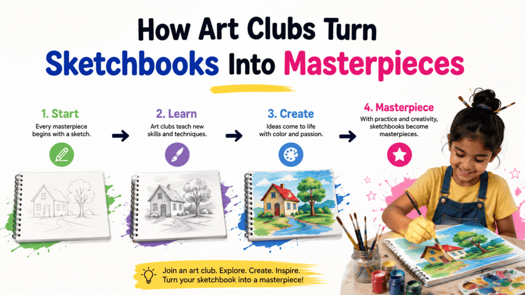 How Art Clubs Turn Sketchbooks Into Masterpieces